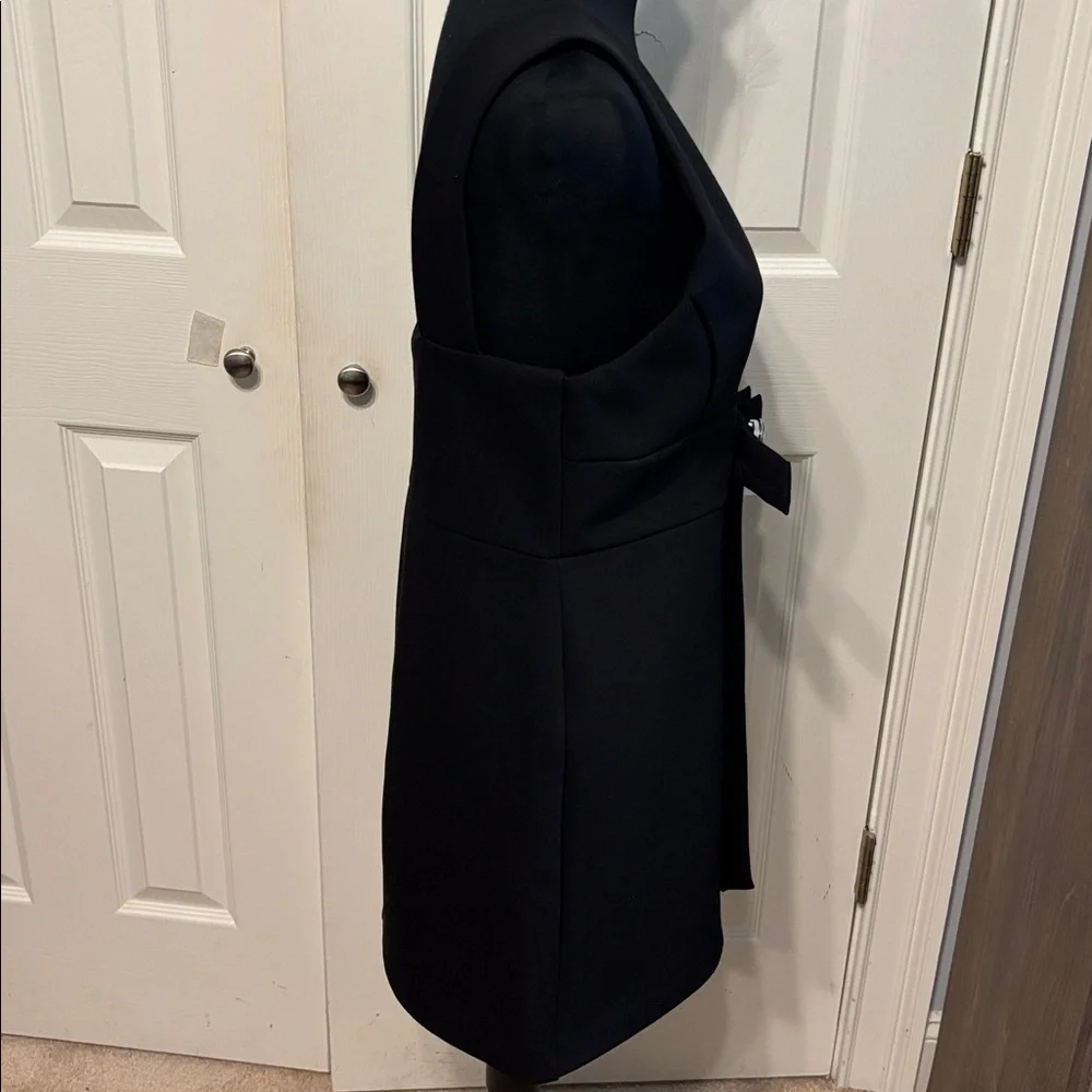 Zara Rhinestone Bow Mini Dress - Picture 5 of 11